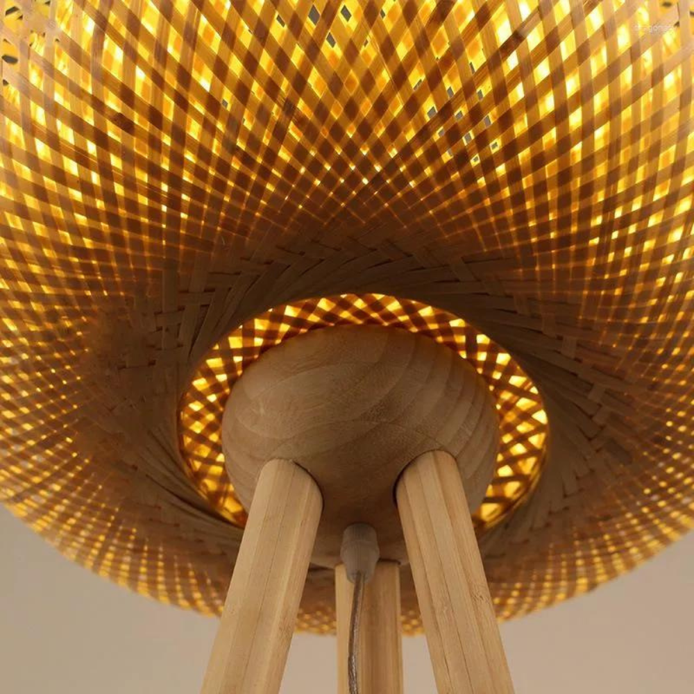 Japandi Bamboo Floor Lamp | Japandistore®